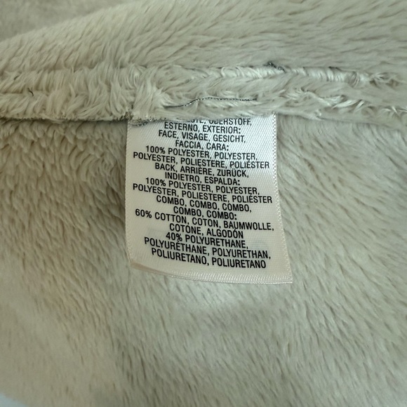 Anthropologie Gray and Cream Hooded Cape - Picture 9 of 13